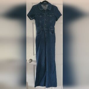 ICŌNE Women's Blue Denim Overalls